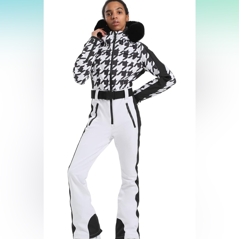 GSOU SNOW Womens Ski Suit One Piece M